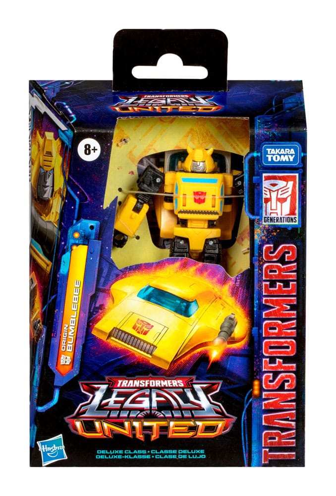 Transformers Generations Legacy United Deluxe Class Action Figure Origin Bumblebee 14 cm 5010996288974