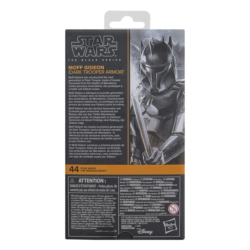 Star Wars: The Mandalorian Black Series Action Figure Moff Gideon (Dark Trooper Armor) 15 cm 5010996298102