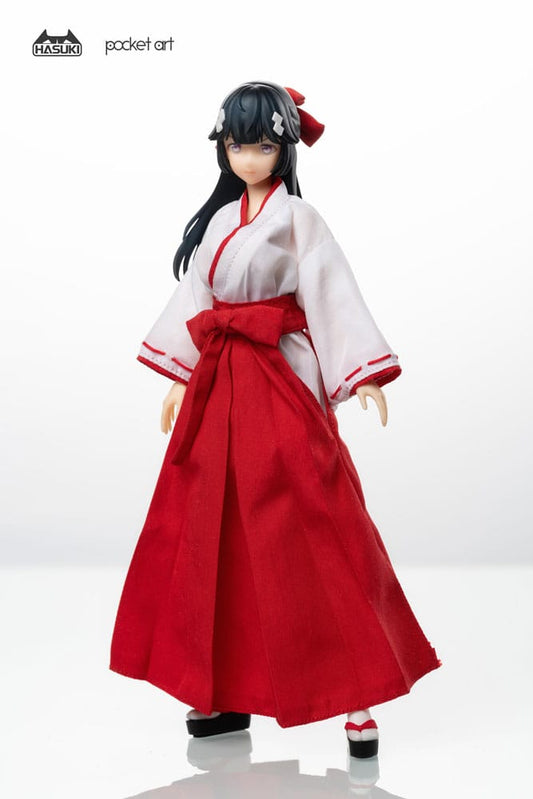 Pocket Art Action Action Figure 1/12 PA005 Exorcism Shrine Maiden Tsubaki 15 cm 6975499680436