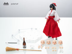 Pocket Art Action Action Figure 1/12 PA005 Exorcism Shrine Maiden Tsubaki 15 cm 6975499680436