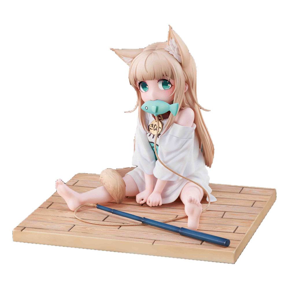 My Cat Is a Kawaii Girl PVC Statue 1/6 Kinako Sitting Fish Ver. 14 cm 6974982160011