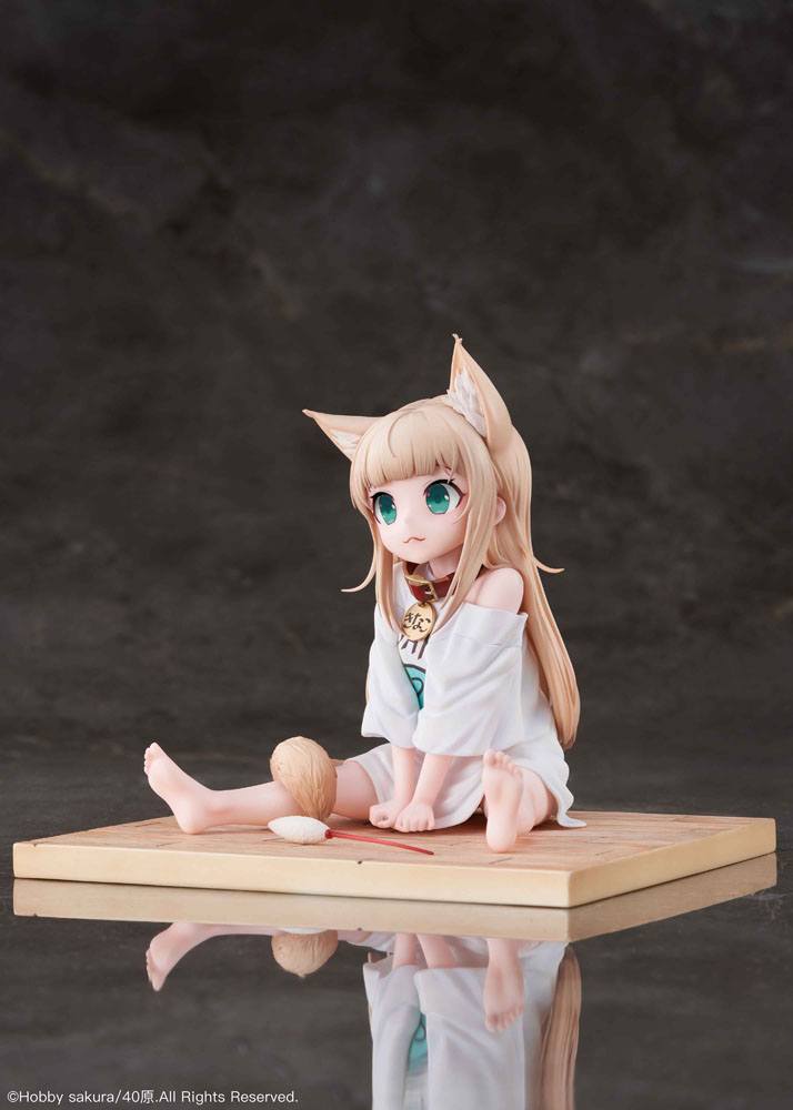 My Cat Is a Kawaii Girl PVC Statue 1/6 Kinako Sitting Fish Ver. 14 cm 6974982160011