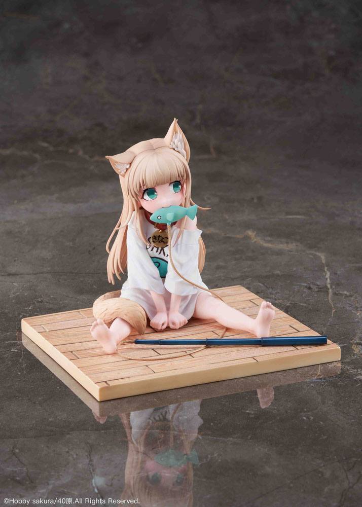 My Cat Is a Kawaii Girl PVC Statue 1/6 Kinako Sitting Fish Ver. 14 cm 6974982160011