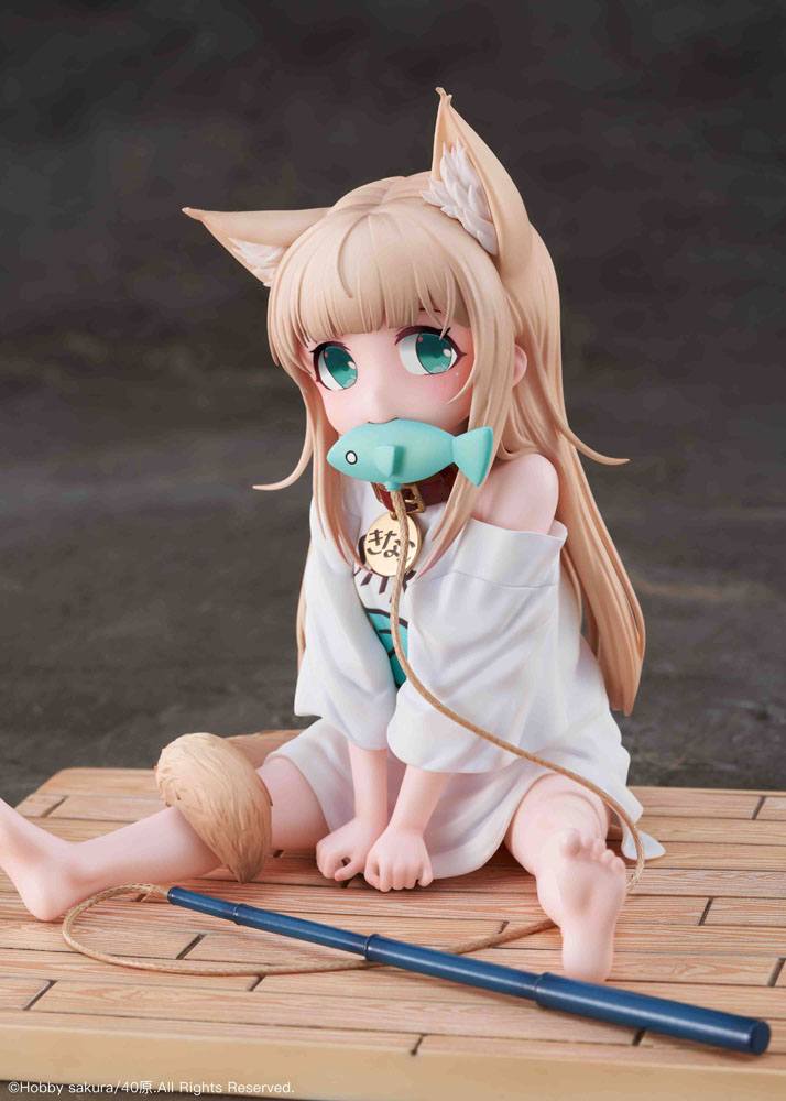 My Cat Is a Kawaii Girl PVC Statue 1/6 Kinako Sitting Fish Ver. 14 cm 6974982160011