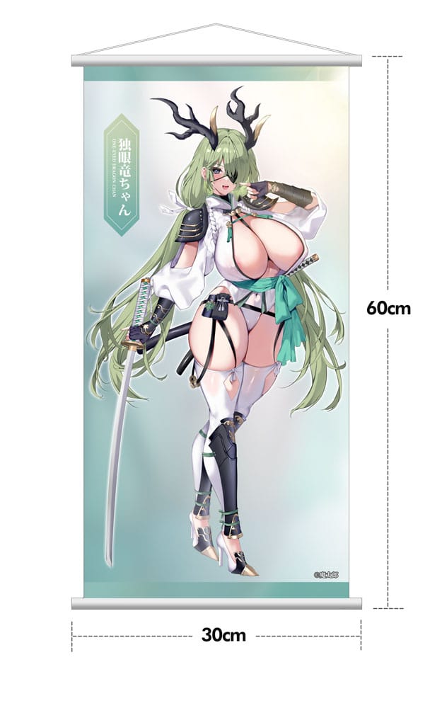 Original Character PVC Statue 1/6 Dokuganryu-chan Illustrated by Mataro Deluxe Edition 30 cm 6974982160790