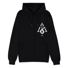 Diablo IV Zipper Hoodie Sweater Sorcerer Sigil Size S 8718526182408