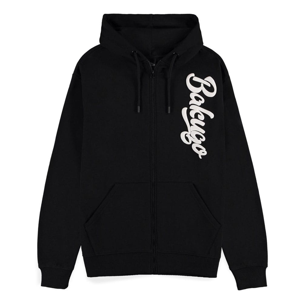 My Hero Academia Zipper Hoodie Sweater Bakugo Size S 8718526394337