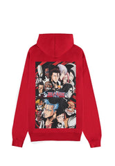 Bleach Zipper Hoodie Red Size S 8718526190380