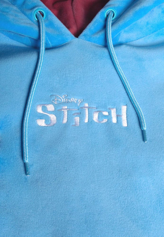 Lilo & Stitch Cropped Hooded Sweater Stitch  Size S 8718526189209