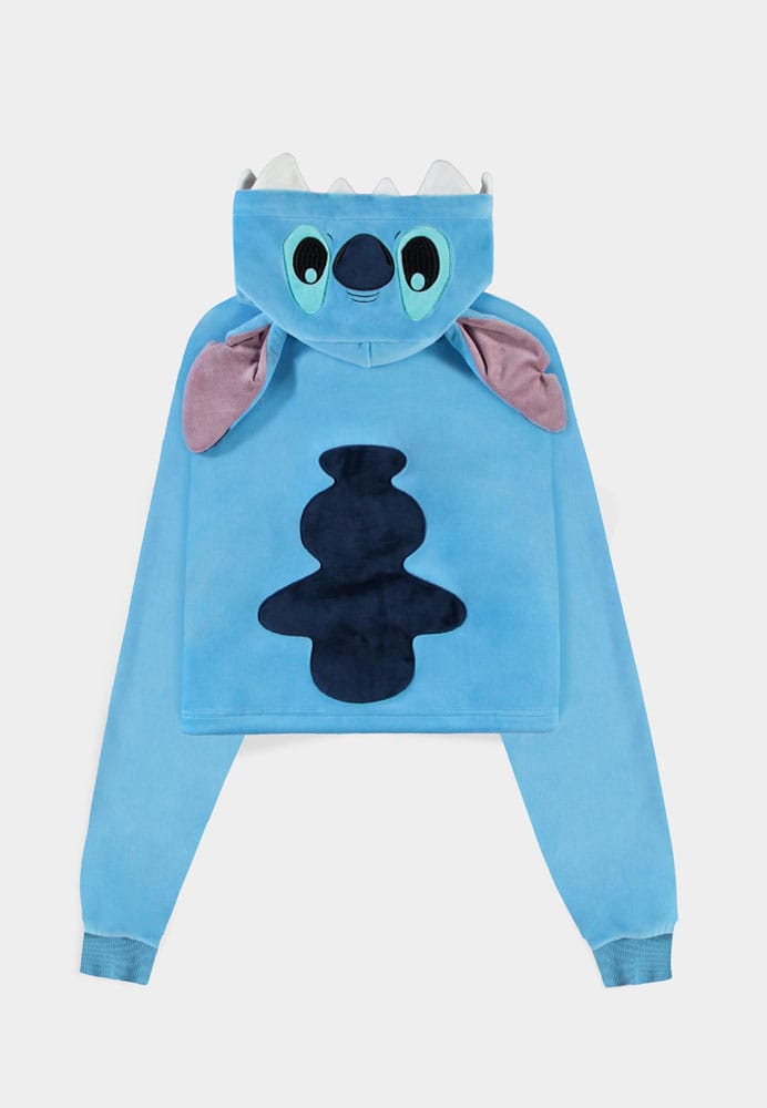 Lilo & Stitch Cropped Hooded Sweater Stitch  Size XS 8718526189797