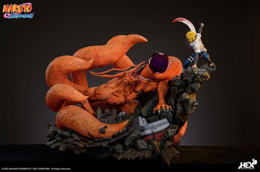 Naruto Shippuden Statue 1/8 Battle of Destiny Namikaze Minato vs Kurama 59 cm 6974281170032