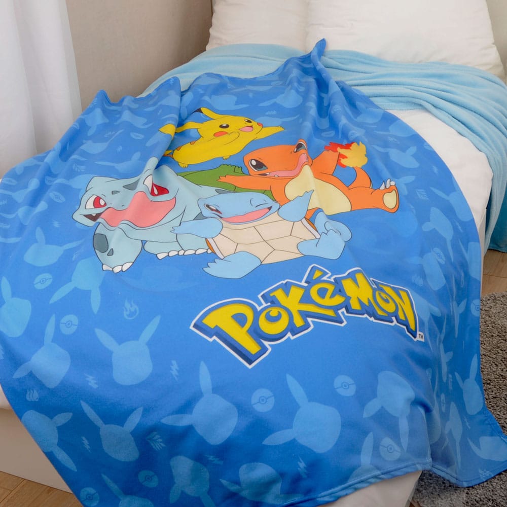 Pokemon Fleece Blanket Starter Pokemon 130 x 160 cm 4006891976833