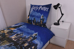 Harry Potter Duvet Set Blue 135 x 200 cm / 80 x 80 cm 4006891971074