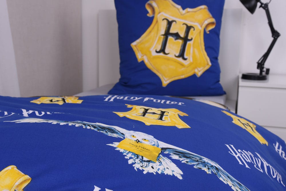 Harry Potter Duvet Set Blue 135 x 200 cm / 80 x 80 cm 4006891971074