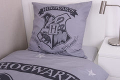 Harry Potter Duvet Set Grey 135 x 200 cm / 80 x 80 cm 4006891971081