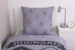 Harry Potter Duvet Set Grey 135 x 200 cm / 80 x 80 cm 4006891971081