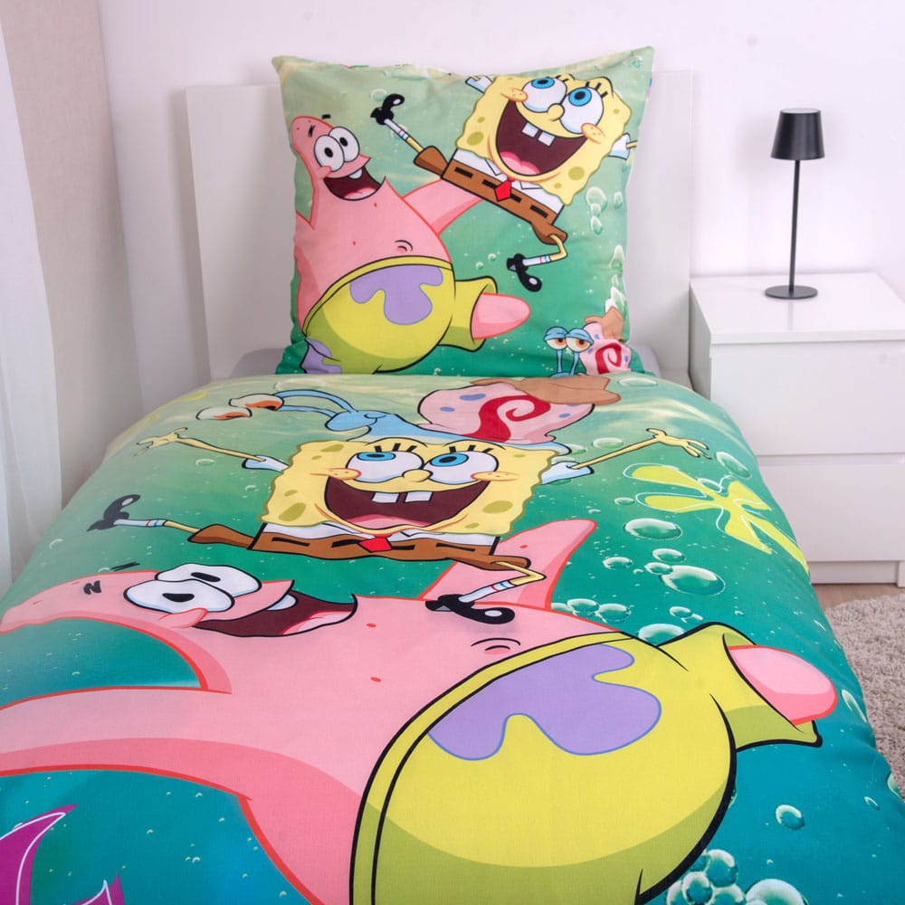 Spongebob Squarepants Duvet Set 135 x 200 cm / 80 x 80 cm 4006891977434