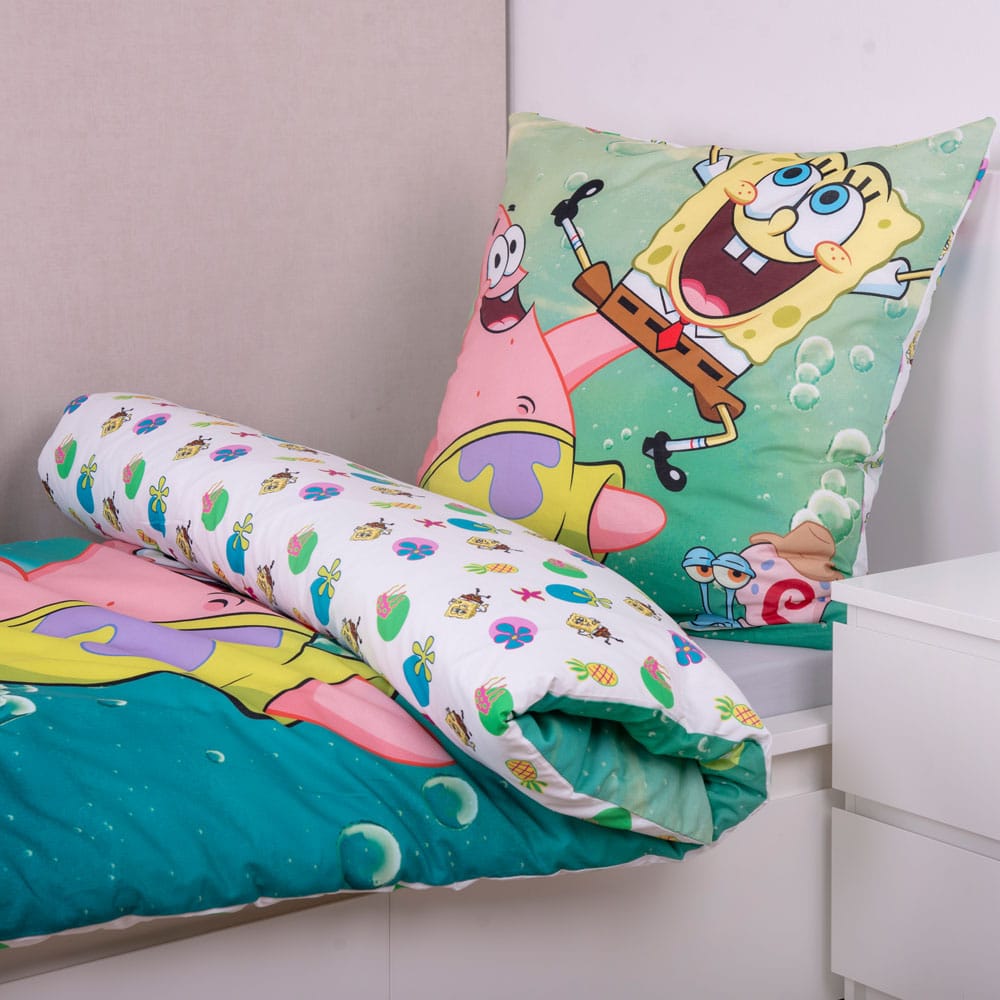 Spongebob Squarepants Duvet Set 135 x 200 cm / 80 x 80 cm 4006891977434