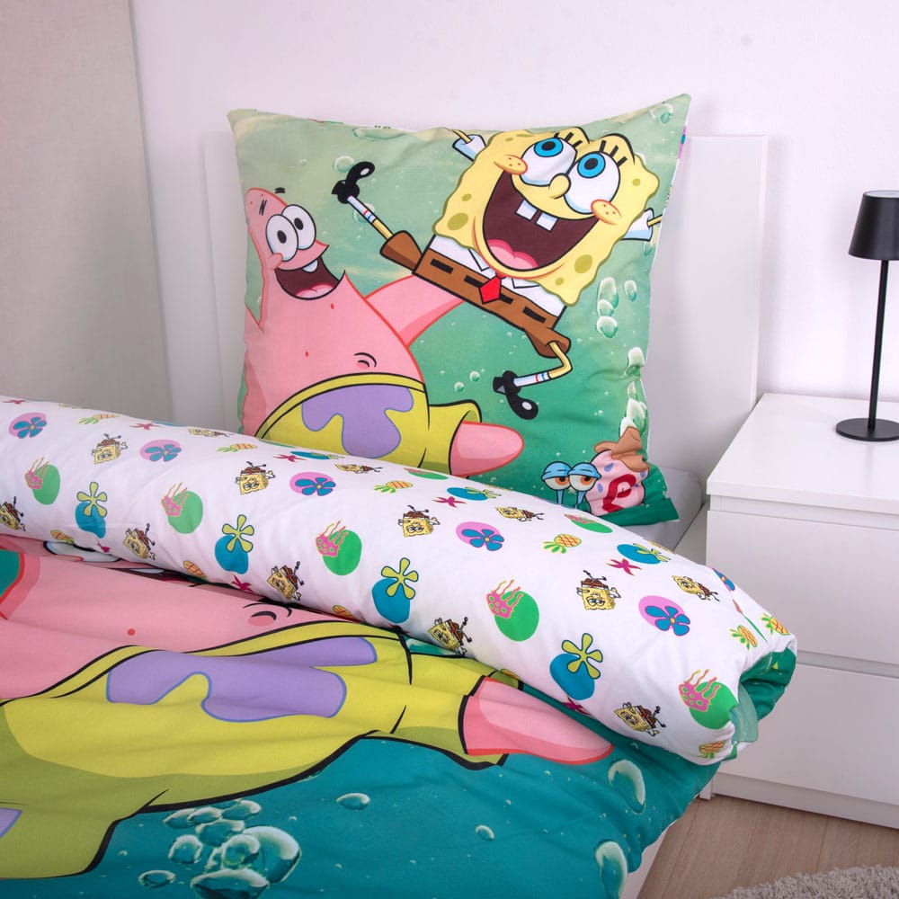 Spongebob Squarepants Duvet Set 135 x 200 cm / 80 x 80 cm 4006891977434