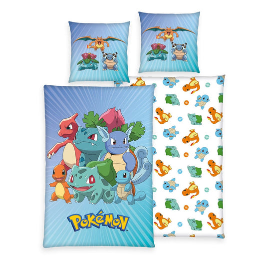 Pokemon Duvet Set Group B 135 x 200 cm / 80 x 80 cm 4006891983268