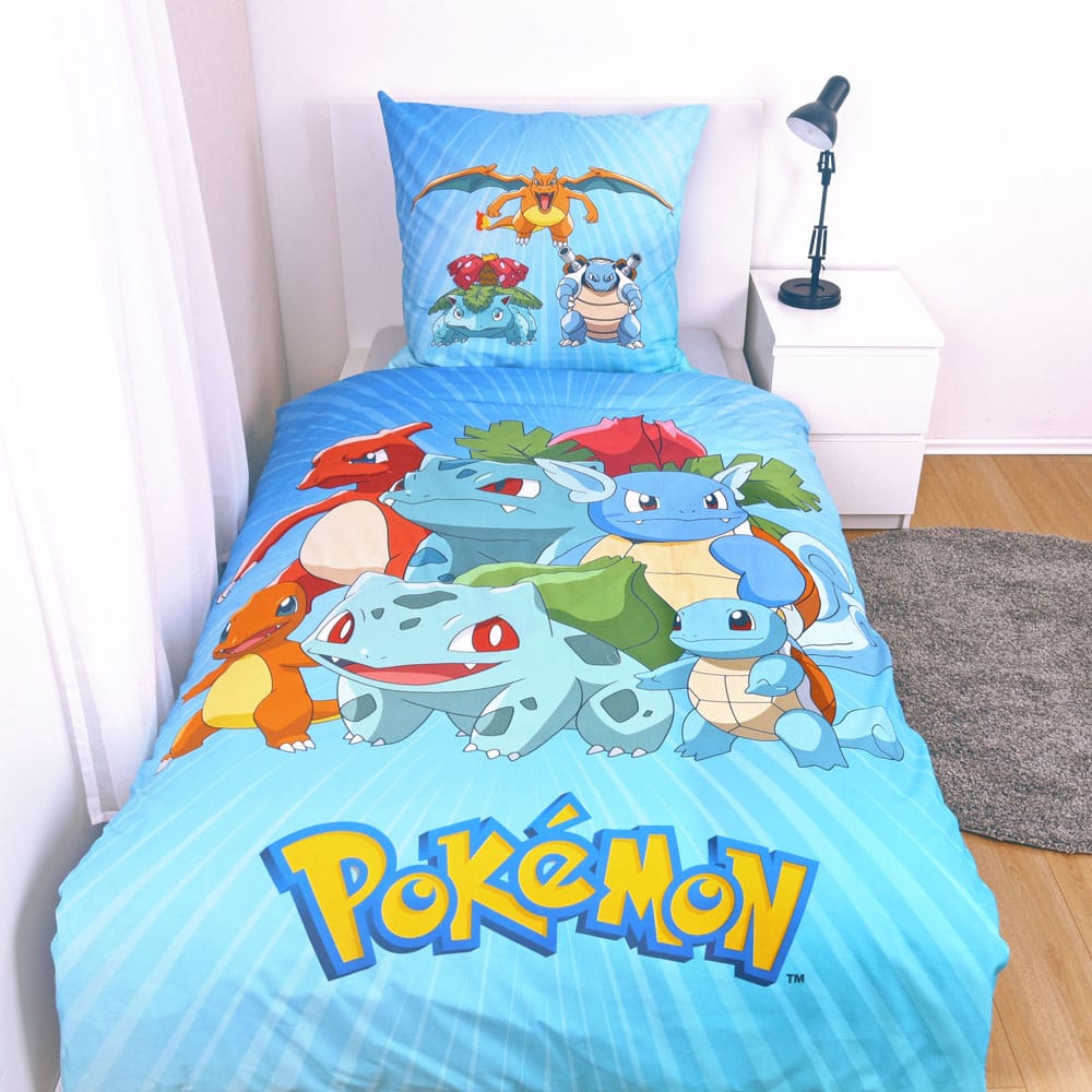 Pokemon Duvet Set Group B 135 x 200 cm / 80 x 80 cm 4006891983268