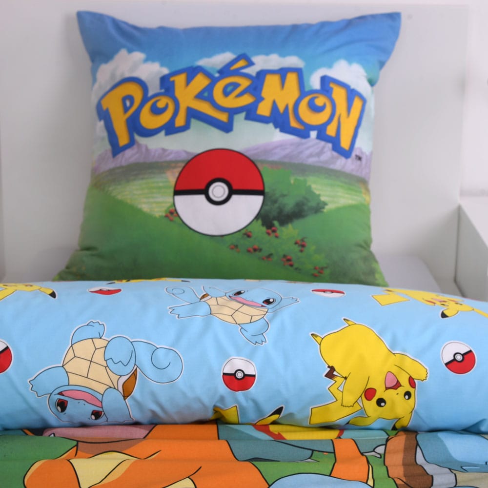 Pokemon Duvet Set Group A 135 x 200 cm / 80 x 80 cm 4006891983275