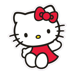 Sanrio Pillow Hello Kitty Red Dress 36 cm 4006891993014