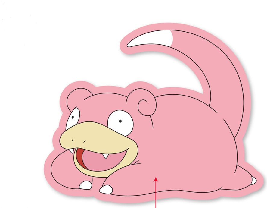 Pokemon Pillow Slowpoke 35 cm 4006891987358