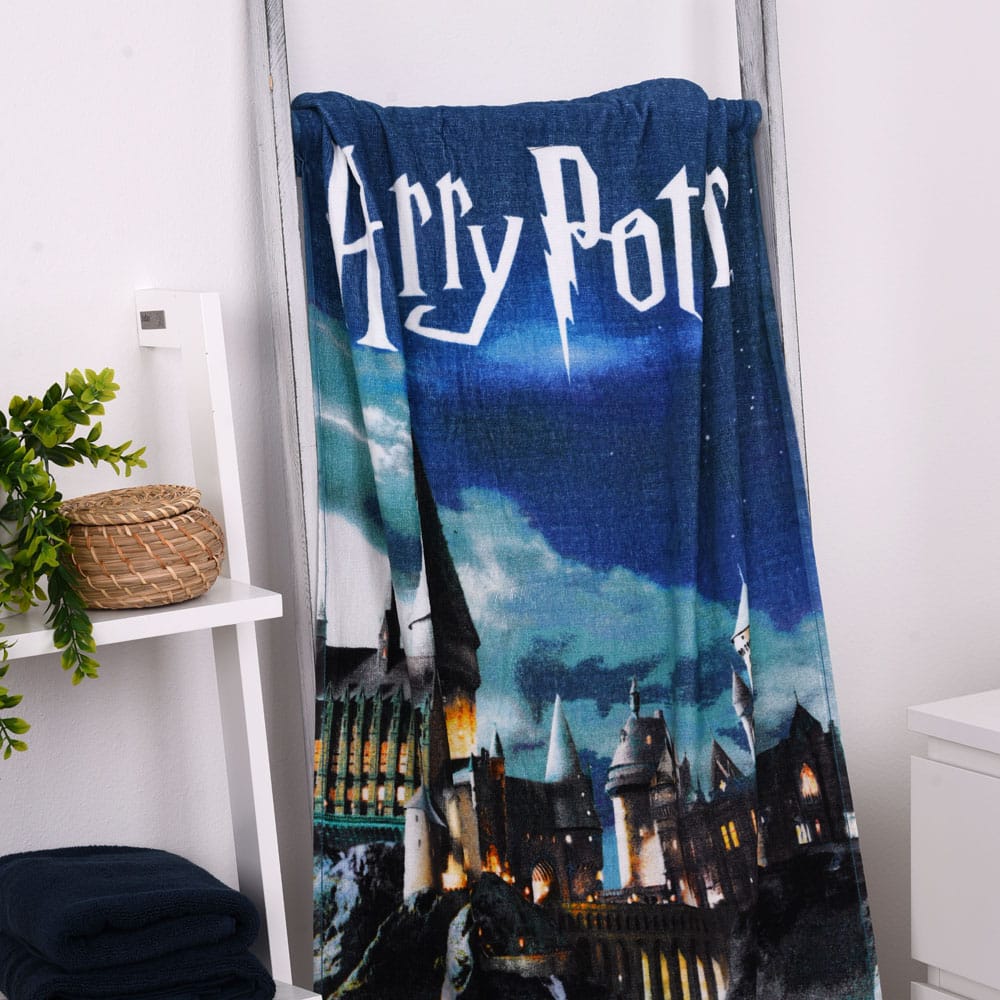 Harry Potter Velour Blue 70 x 140 cm 4006891971258