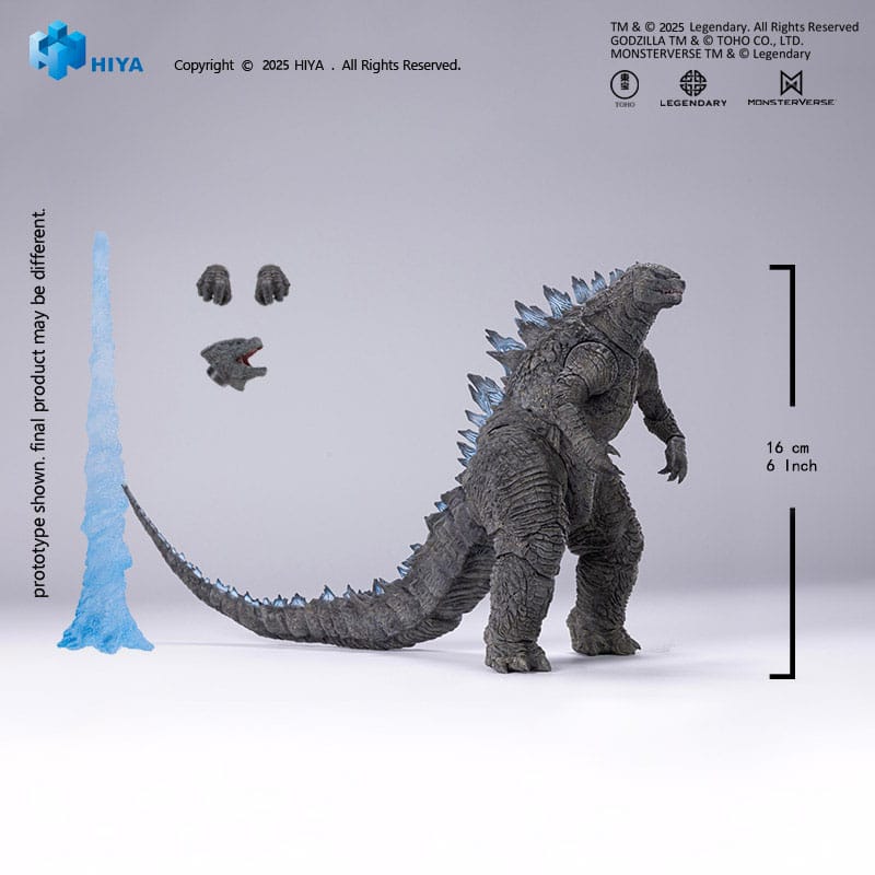 Godzilla 2014 Exquisite Basic+ Action Figure Godzilla Translucent Ver. 18 cm 6957534204111