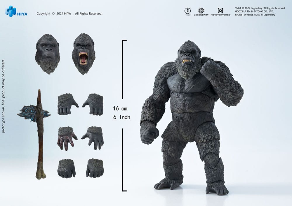 Godzilla x Kong: The New Empire Exquisite Basic Action Figure Kong 16 cm 6957534204227