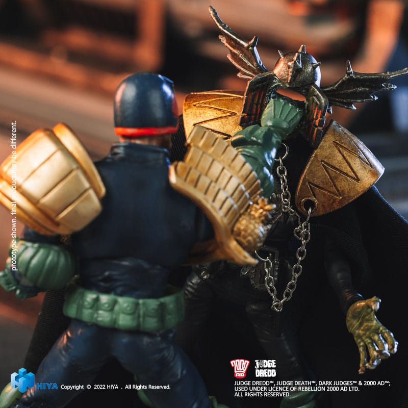 2000 AD Exquisite Mini Action Figure 1/18 Judge Dredd Gaze Into The Fist of Dredd 10 cm 6957534203053