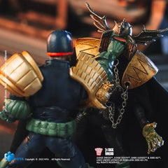 2000 AD Exquisite Mini Action Figure 1/18 Judge Dredd Gaze Into The Fist of Dredd 10 cm 6957534203053