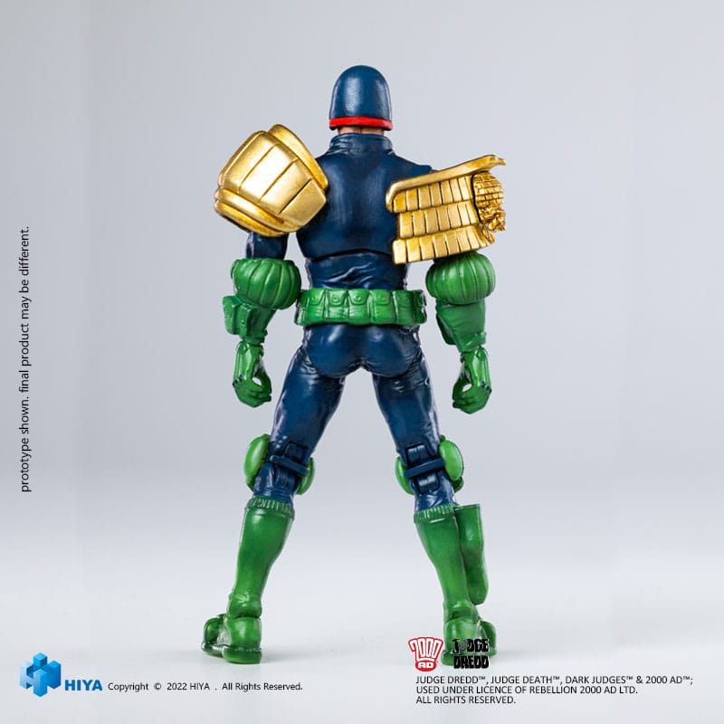 2000 AD Exquisite Mini Action Figure 1/18 Judge Dredd Gaze Into The Fist of Dredd 10 cm 6957534203053