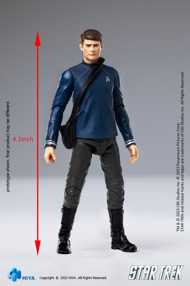 Star Trek Exquisite Mini Action Figure 1/18 Star Trek 2009 McCoy10 cm 6957534202650