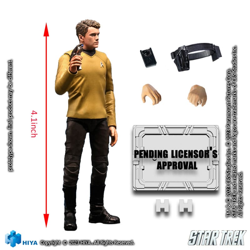 Star Trek Exquisite Mini Action Figure 1/18 Star Trek 2009 Chekov 10 cm 6957534202612