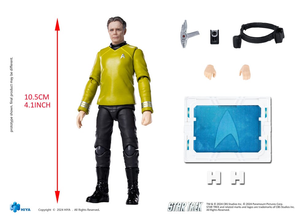 Star Trek 2009 Exquisite Mini Series  Actionfigur 1/18 Pike 10 cm 6957534202872