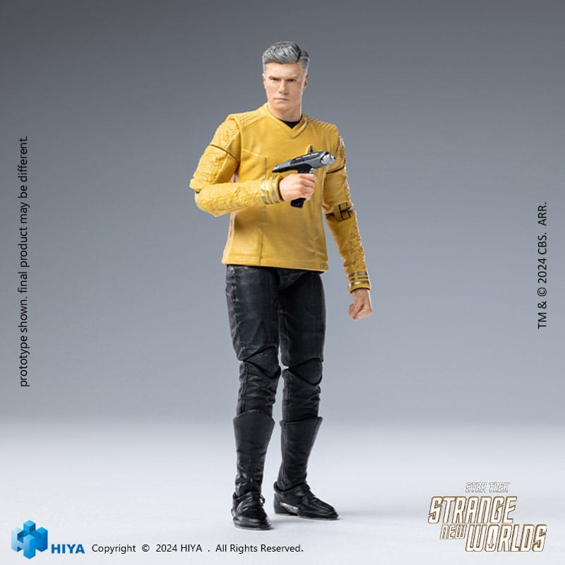 Star Trek Strange New Worlds Exquisite Mini Series  Actionfigur 1/18 Pike 11 cm 6957534203718