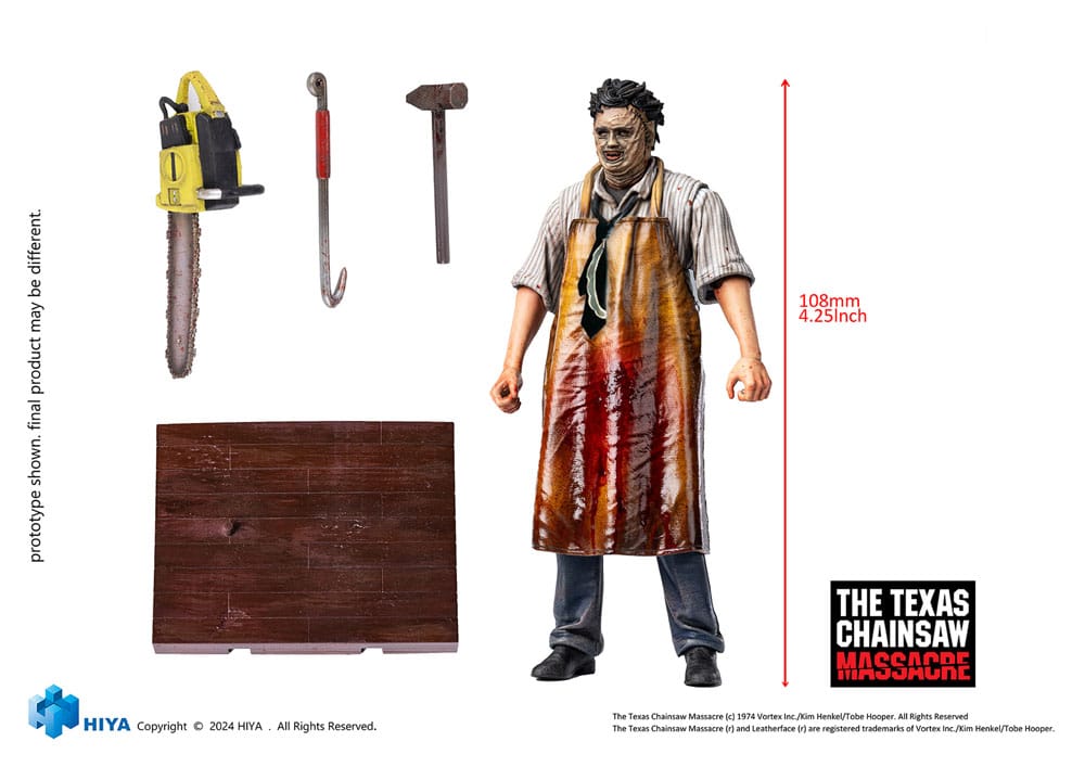 Texas Chainsaw Massacre (1974) Exquisite Mini Action Figure 1/18 Killing Mask 11 cm 6957534203015