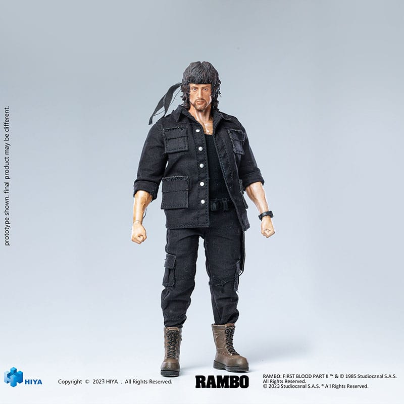 First Blood II Exquisite Super Series  Actionfigur 1/12 First Blood II John Rambo 16 cm 6957534202681