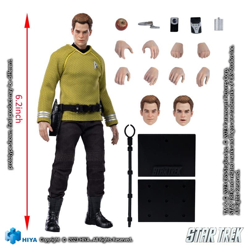 Star Trek Exquisite Super Series  Actionfigur 1/12 Kirk 16 cm 6957534202599