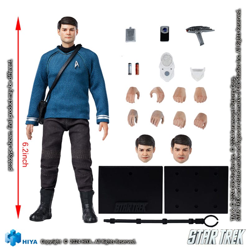 Star Trek 2009 Exquisite Super Series  Actionfigur 1/12 McCoy 16 cm 6957534202834