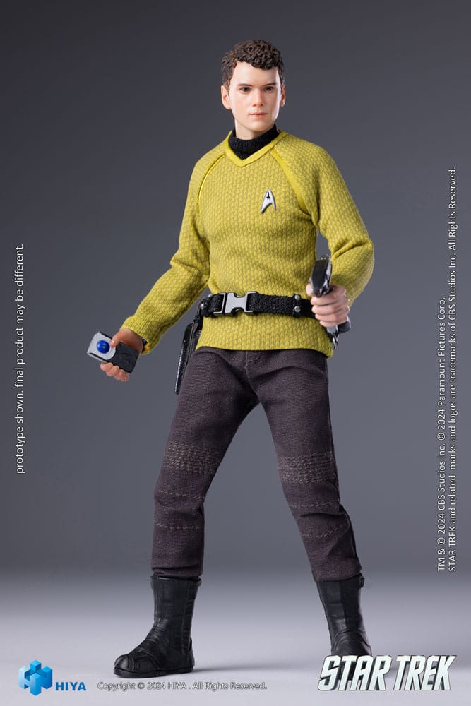 Star Trek 2009 Exquisite Super Series  Actionfigur 1/12 Chekov 16 cm 6957534202766