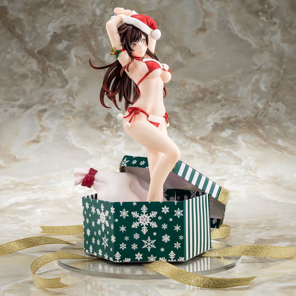 Rent-A-Girlfriend PVC Statue 1/6 Mizuhara Chizuru Santa Bikini de Fuwamoko 2nd Xmas 26 cm 4570000500108