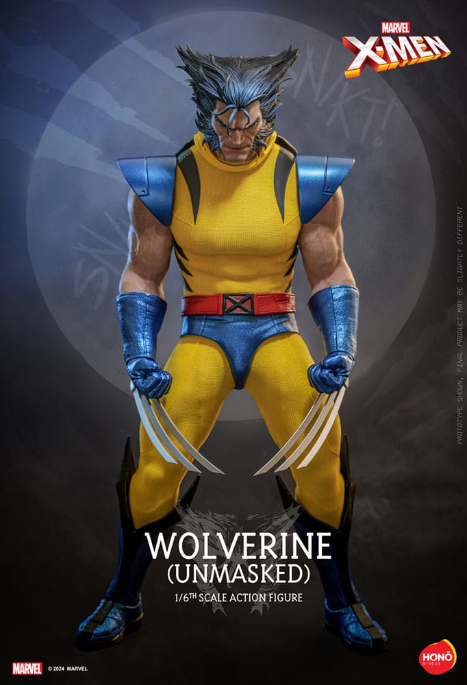 Marvel X-Men Action Figure 1/6 Wolverine (Unmasked) 28 cm 4895228619907