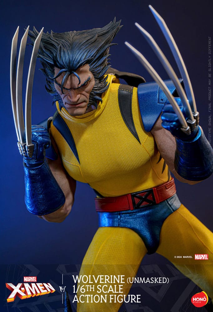 Marvel X-Men Action Figure 1/6 Wolverine (Unmasked) 28 cm 4895228619907