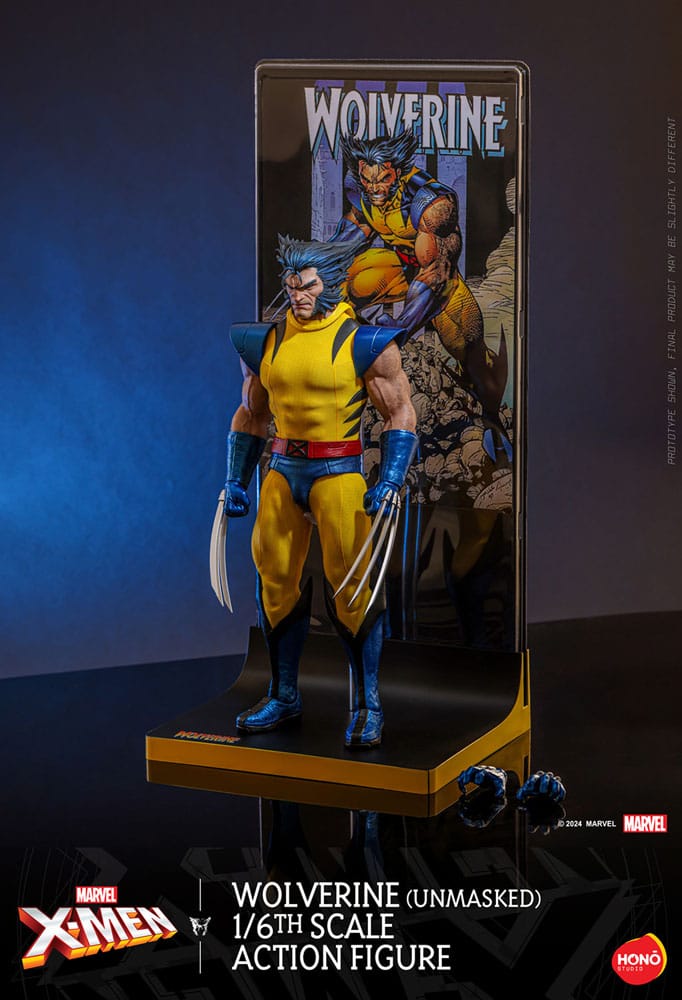 Marvel X-Men Action Figure 1/6 Wolverine (Unmasked) 28 cm 4895228619907