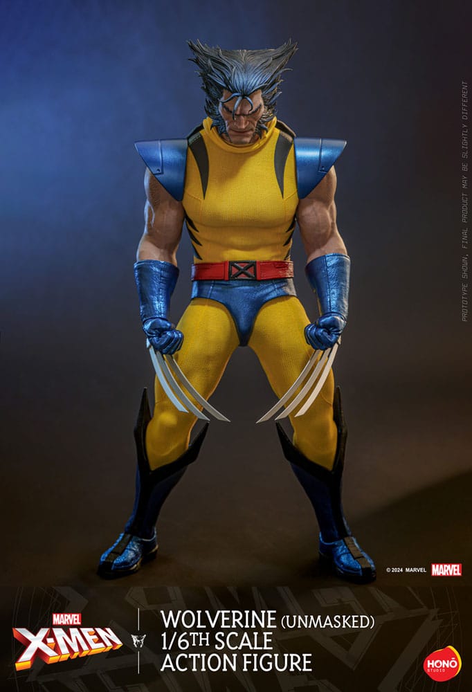 Marvel X-Men Action Figure 1/6 Wolverine (Unmasked) 28 cm 4895228619907