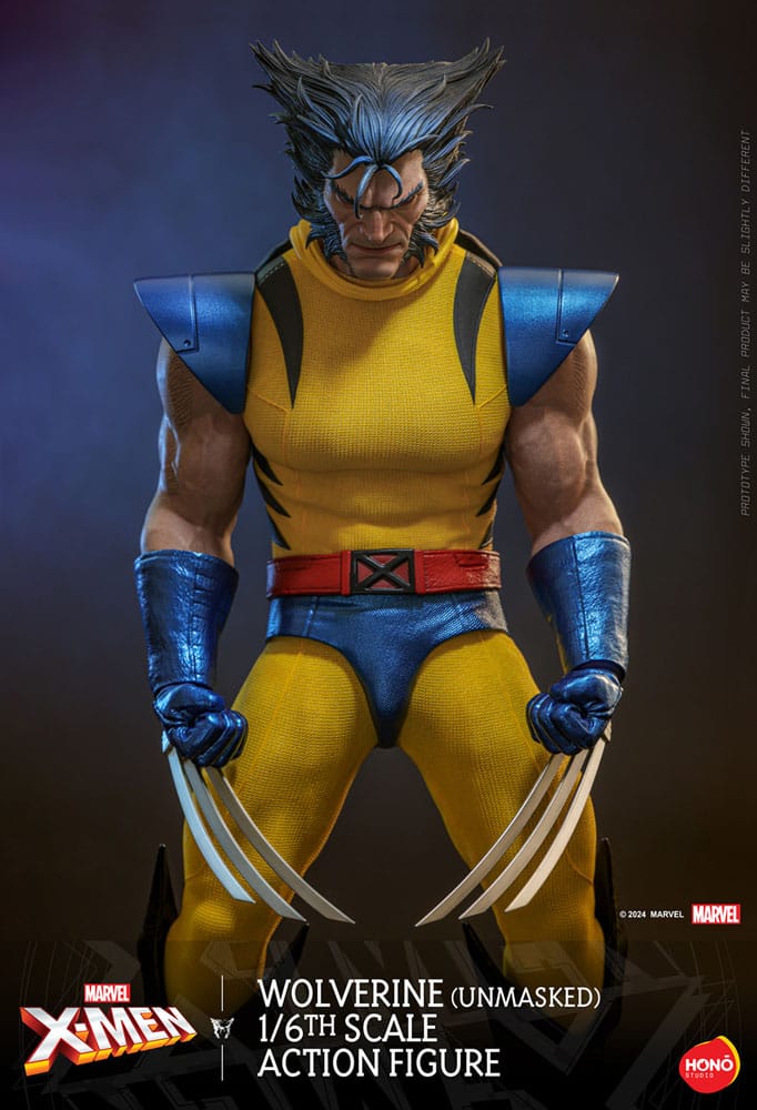 Marvel X-Men Action Figure 1/6 Wolverine (Unmasked) 28 cm 4895228619907