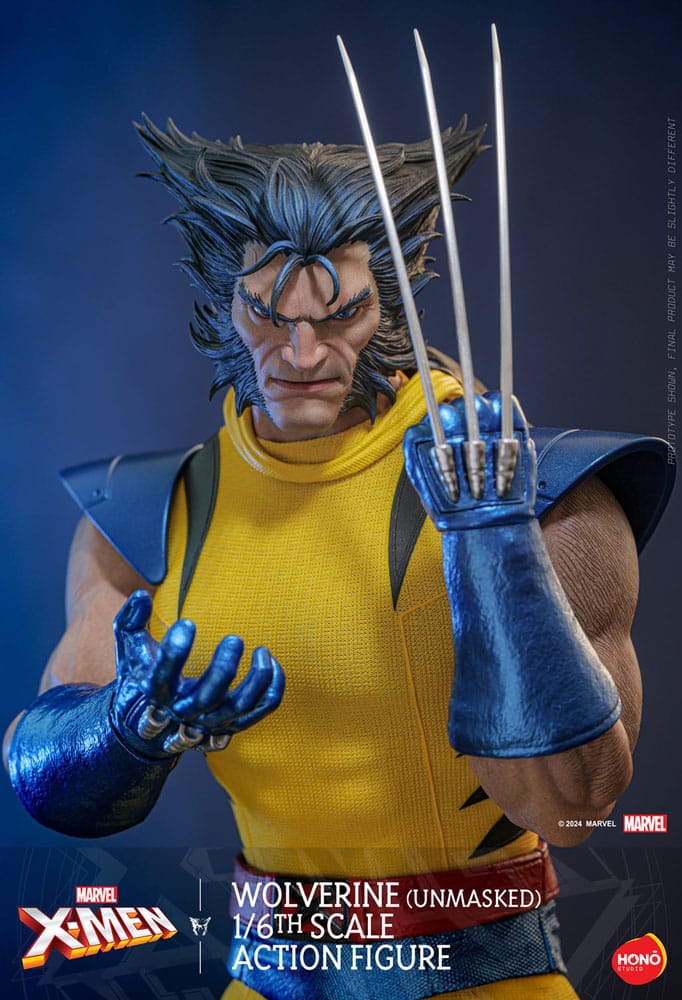 Marvel X-Men Action Figure 1/6 Wolverine (Unmasked) 28 cm 4895228619907